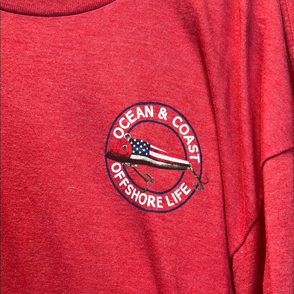 Ocean & Coast Red Graphic T-Shirt